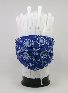 블루샤/일회용 파란 패션 마스크 (수량1=1장)